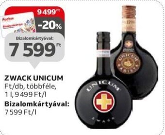 Auchan ZWACK UNICUM 1 l ajánlat