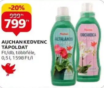 Auchan AUCHAN KEDVENC TÁPOLDAT 0,5 l ajánlat