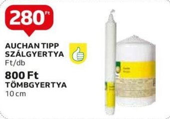 Auchan AUCHAN TIPP SZÁLGYERTYA 1 db ajánlat