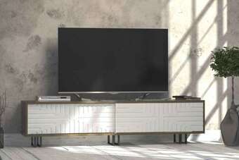 Estilofina Design tv asztal barid 180 cm fehér tölgy ajánlat
