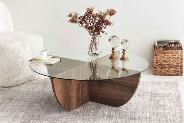 Estilofina Design dohányzóasztal balesego 90 cm dió utánzata ajánlat