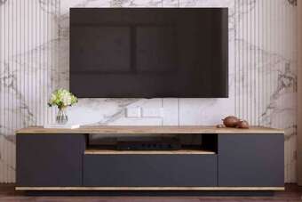 Estilofina Design tv asztal belisario 180 cm antracit ajánlat