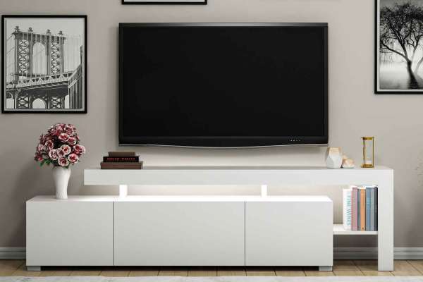 Estilofina Design tv asztal calissa 192 cm fehér ajánlat