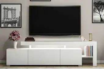 Design tv asztal calissa 192 cm fehér