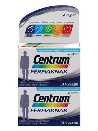 Rossmann Centrum férfiaknak a- z-ig multivitamin 30 db+30 db - 1 db ajánlat