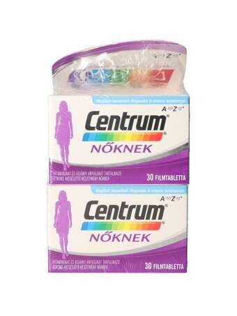 Rossmann Centrum nőknek a- z-ig multivitamin 30 db+ 30 db - 1 db ajánlat