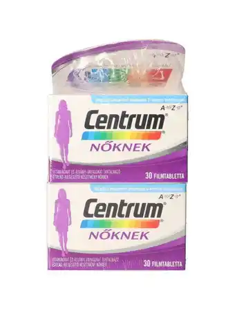 Centrum nőknek a- z-ig multivitamin 30 db+ 30 db - 1 db
