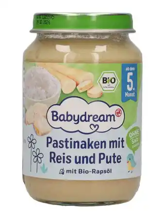 Rossmann Bio pasztinák rizzsel és pulykahússal- 5 hónapos kortól - 190g ajánlat
