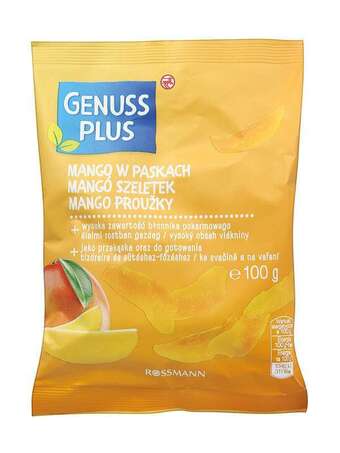 Rossmann Genuss plus szárított mangó csíkok - 100 g ajánlat