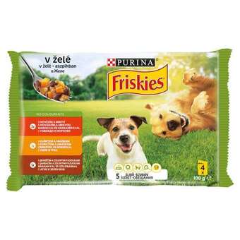 Rossmann Friskies alutasak kutyáknak, válogatás aszpikban (4x100 g) - 400 g ajánlat