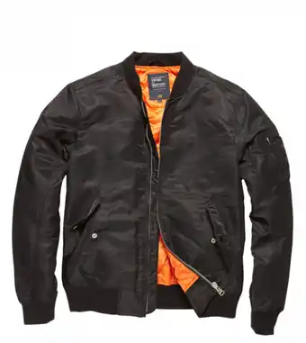 Waragod Vintage industries bomber welder átmeneti kabát, fekete ajánlat