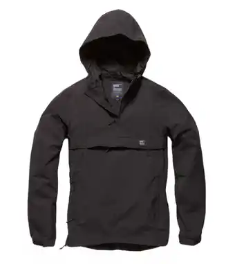 Vintage industries shooter anorak átmeneti kabát, fekete