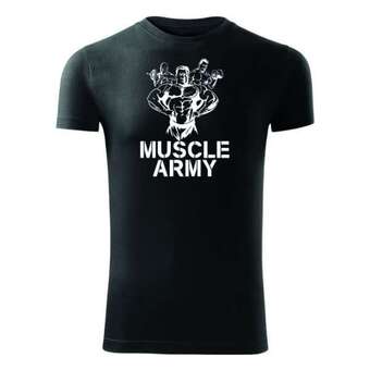 Waragod Dragowa fitness póló muscle army team, fekete 180g/m2 ajánlat