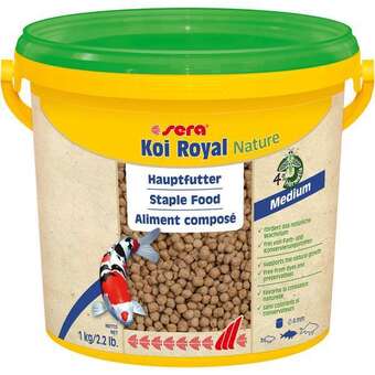 ZooPlus 3.8l koi royal közepes granulátum sera tavi haleledel ajánlat