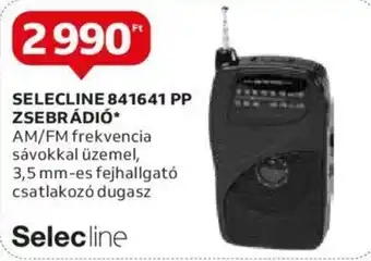 Auchan SELECLINE 841641 PP ZSEBRÁDIÓ 1 db ajánlat