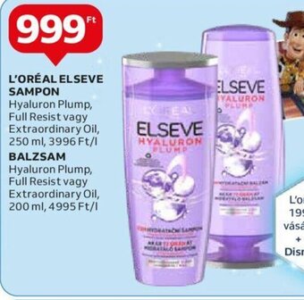 Auchan L'ORÉAL ELSEVE SAMPON stb. 250 / 200 ml ajánlat