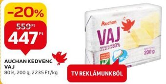 Auchan AUCHAN KEDVENC VAJ 200 g ajánlat