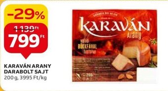 Auchan KARAVÁN ARANY DARABOLT SAJT 200 g ajánlat