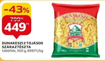 Auchan DUNAKESZI 2 TOJÁSOS SZÁRAZTÉSZTA 500 g ajánlat