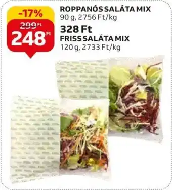 Auchan ROPPANÓS SALÁTA MIX 90 g ajánlat