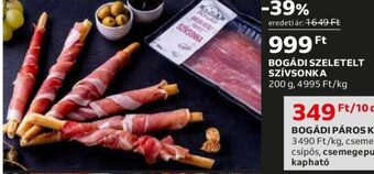 Auchan BOGÁDI SZELETELT SZÍVSONKA 200 g ajánlat