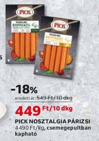 Auchan PICK NOSZTALGIA PÁRIZSI 10 dkg ajánlat