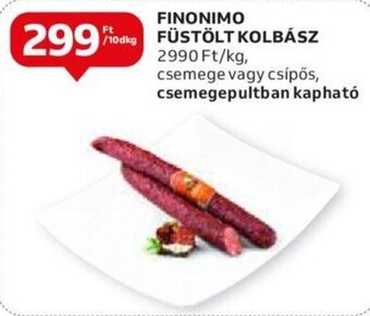 Auchan FINONIMO FÜSTÖLT KOLBÁSZ 10 dkg ajánlat