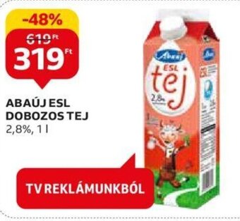 Auchan ABAÚJ ESL DOBOZOS TEJ 1 l ajánlat