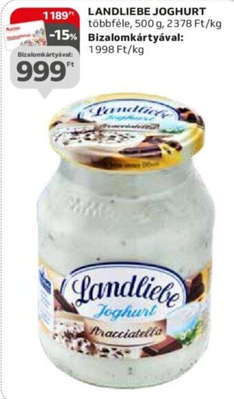 Auchan LANDLIEBE JOGHURT 500 g ajánlat