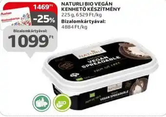Auchan NATURLI BIO VEGÁN KENHETŐ KÉSZÍTMÉNY 225 g ajánlat