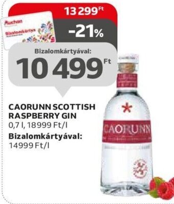 Auchan CAORUNN SCOTTISH RASPBERRY GIN 0,7 l ajánlat