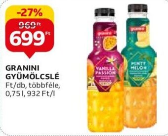 Auchan GRANINI GYÜMÖLCSLÉ 0,75 l ajánlat