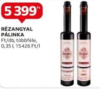 Auchan RÉZANGYAL PÁLINKA 0,35 l ajánlat