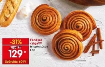 Spar Fahéjas csiga 1 db ajánlat