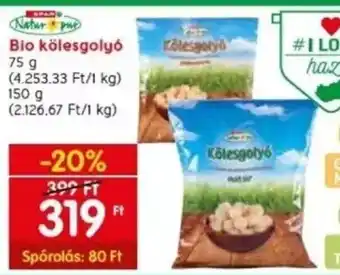 Bio kölesgolyó 75 / 150 g