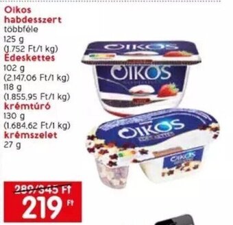 Spar Oikos habdesszert stb. 27 - 130 g ajánlat