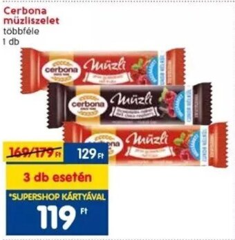 Cerbona müzliszelet 1 db