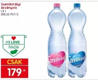 Spar Szentkirályi ásványvíz 1,5 l ajánlat