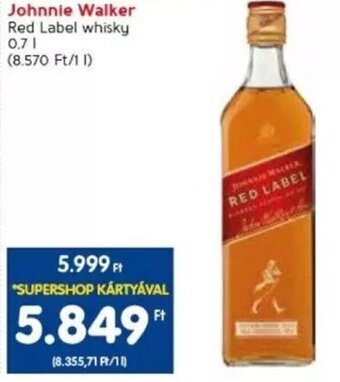 Spar Johnnie Walker 0,7 l ajánlat