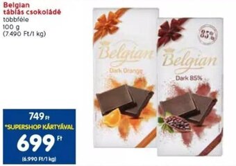 Spar Belgian táblás csokoládé 100 g ajánlat