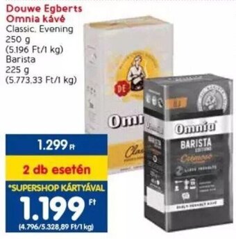 Spar Douwe Egberts Omnia kávé 250 / 225 g ajánlat