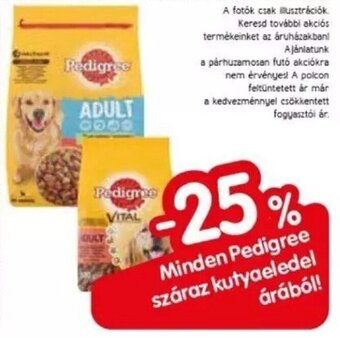 Spar Minden Pedigree száraz kutyaeledel árából! ajánlat