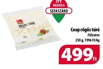 Coop Coop rögös túró 250 g ajánlat