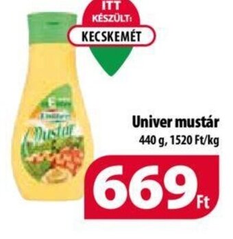 Coop Univer mustár 440 g ajánlat