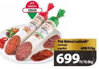 Coop Pick Rákóczi szalámik 10 dkg ajánlat