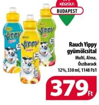 Coop Rauch Yippy gyümölcsital 330 ml ajánlat