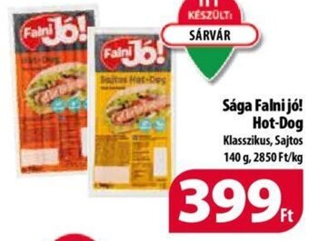 Coop Sága Falni jó! Hot-Dog 140 g ajánlat