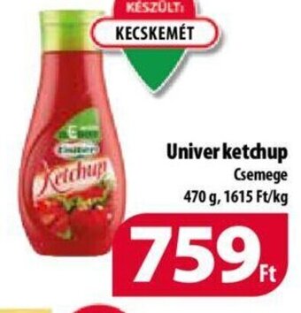 Coop Univer ketchup 470 g ajánlat