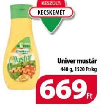 Coop Univer mustár 440 g ajánlat