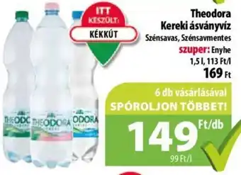 Coop Theodora Kereki ásványvíz 1,5 l ajánlat